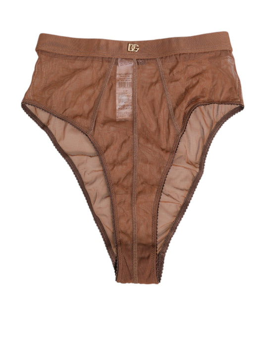 This Underpants Briefs by Dolce & Gabbana for women in polyamide brown features a flawless silhouette from the Women's High Rise Polyamide Underpants Briefs collection, offering a flawless fit designed for premium comfort.