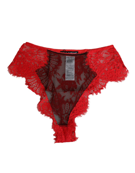 Underpants Briefs by Dolce & Gabbana for women in cotton polyamide viscose & lace red & floral features an nuanced silhouette, showcasing the nuanced design of this Women's Cotton Polyamide Viscose & Lace Underpants Briefs with an nuanced fit and refined finish.