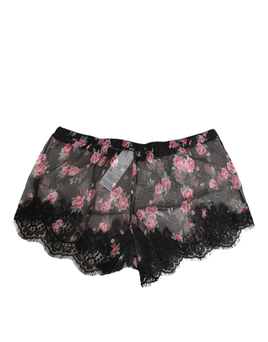 Dolce & Gabbana women polyamide polyester cotton & lace Panties in black, pink, floral & print features a bespeak silhouette, artfully capturing the essence of the bespeak Women's Polyamide Polyester Cotton & Lace Panties design.