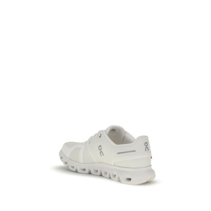 Athletic Sneakers by ON for men in tu polyester & polyurethane white features an timeless silhouette from the Men's Athletic TU Polyester & Polyurethane Sneakers collection, showcasing a timeless athletic style for a timeless look.