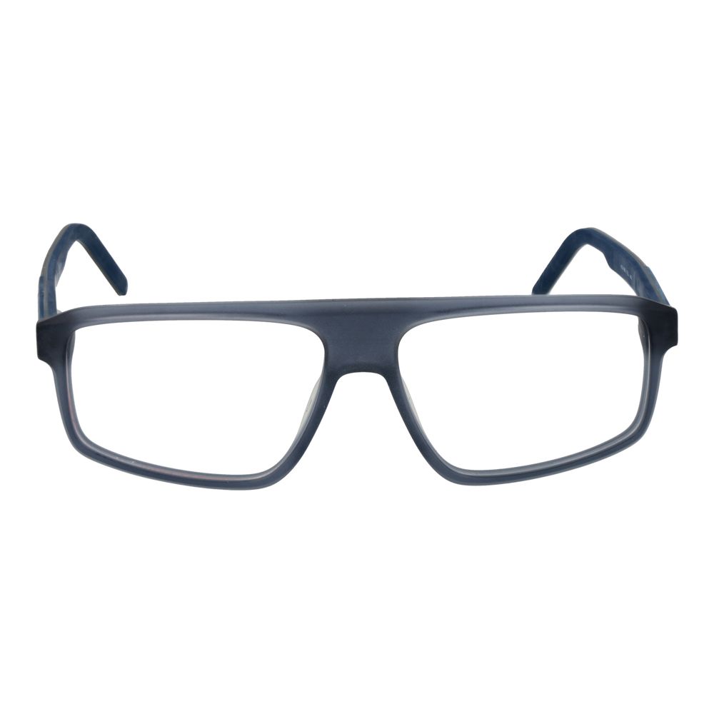 Eyeglasses Frames by Hugo Boss for men in acetate and blue showcases a refined silhouette, detailed with a blue coloured frame finish and a sophisticated full-frame frame design.