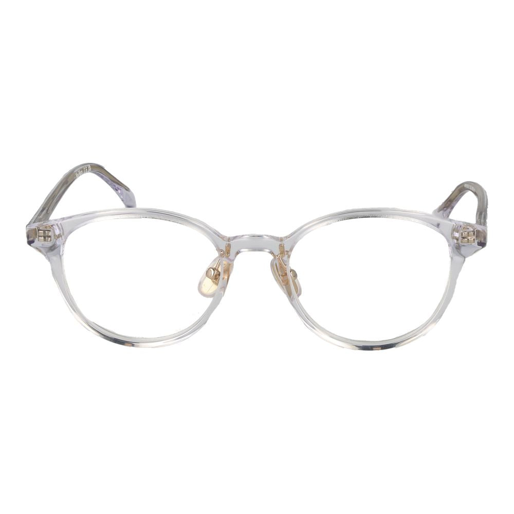 Eyeglasses Frames by Max Mara for women in acetate and transparent showcases a refined silhouette, detailed with a transparent coloured frame finish and a sophisticated full-frame frame design.