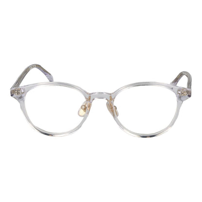 Eyeglasses Frames by Max Mara for women in acetate and transparent showcases a refined silhouette, detailed with a transparent coloured frame finish and a sophisticated full-frame frame design.