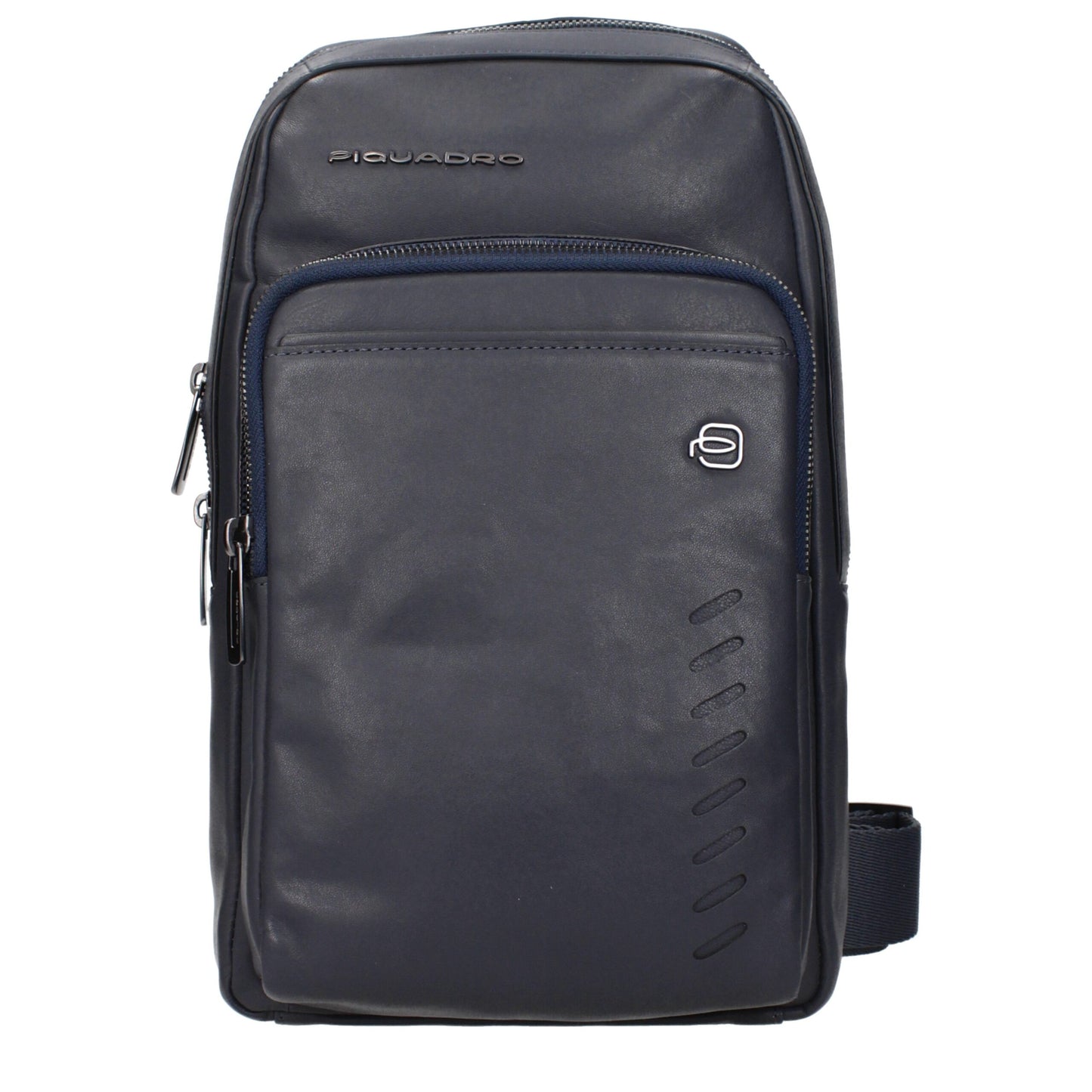 Crossbody Handbag by Piquadro for unisex in leather blue showcases a versatile sophistication silhouette, featuring a secure , versatile sophistication , and versatile crossbody-strap & adjustable-strap for a versatile sophistication finish.