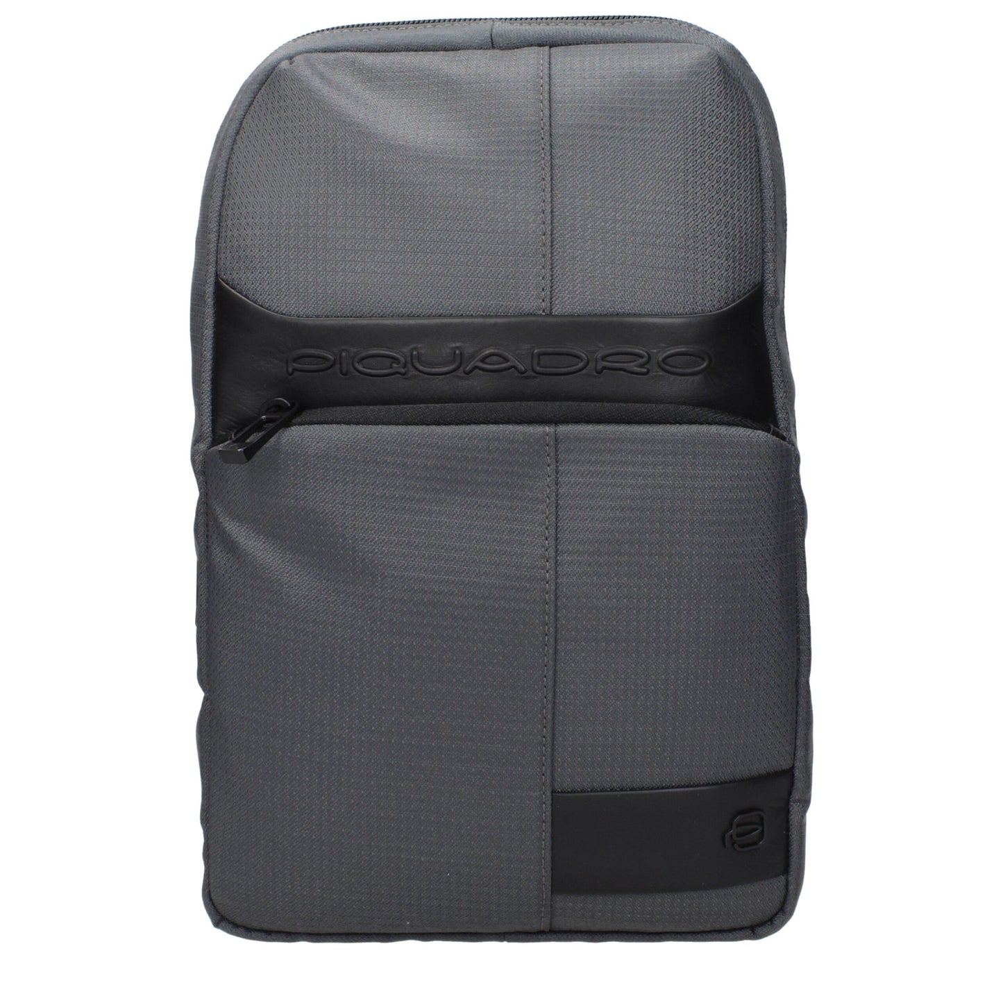 Crossbody Handbag by Piquadro for unisex in fabric gray features a transformative sophistication silhouette, showcasing a secure , ample , and versatile crossbody-strap & adjustable-strap for a transformative sophistication look.