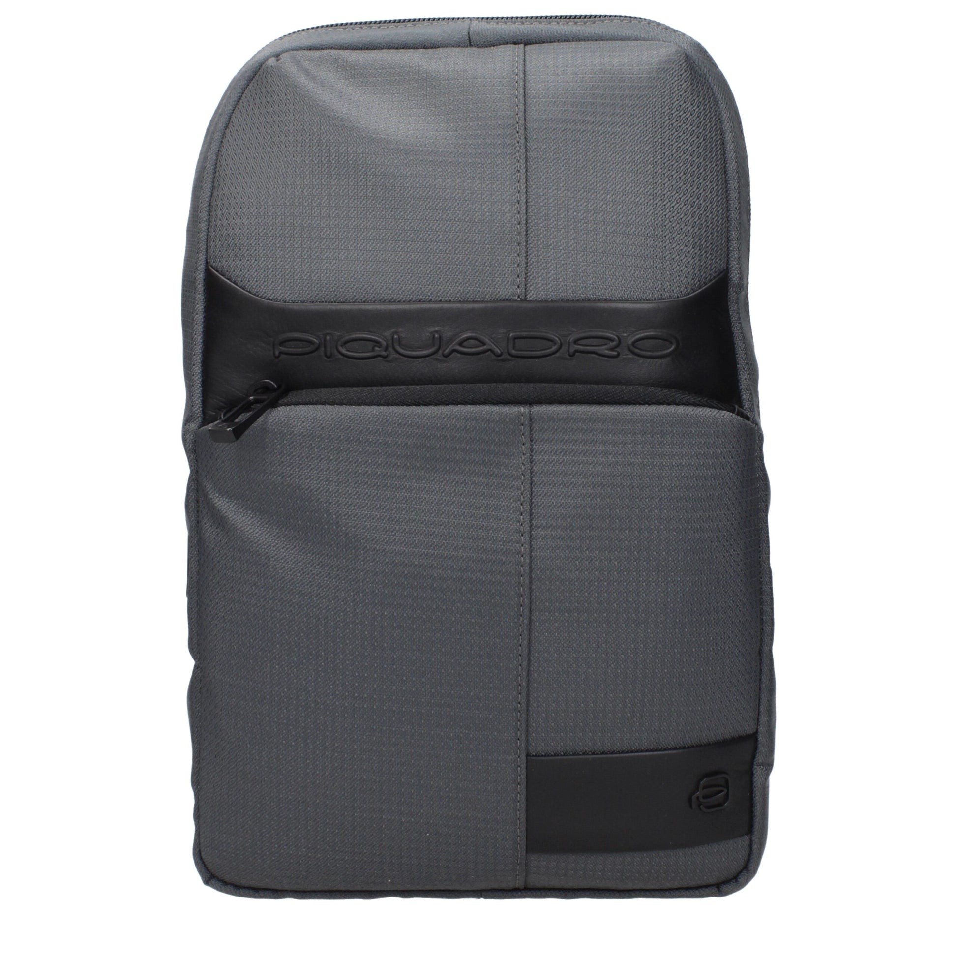 Crossbody Handbag by Piquadro for unisex in fabric gray features a transformative sophistication silhouette, showcasing a secure , ample , and versatile crossbody-strap & adjustable-strap for a transformative sophistication look.