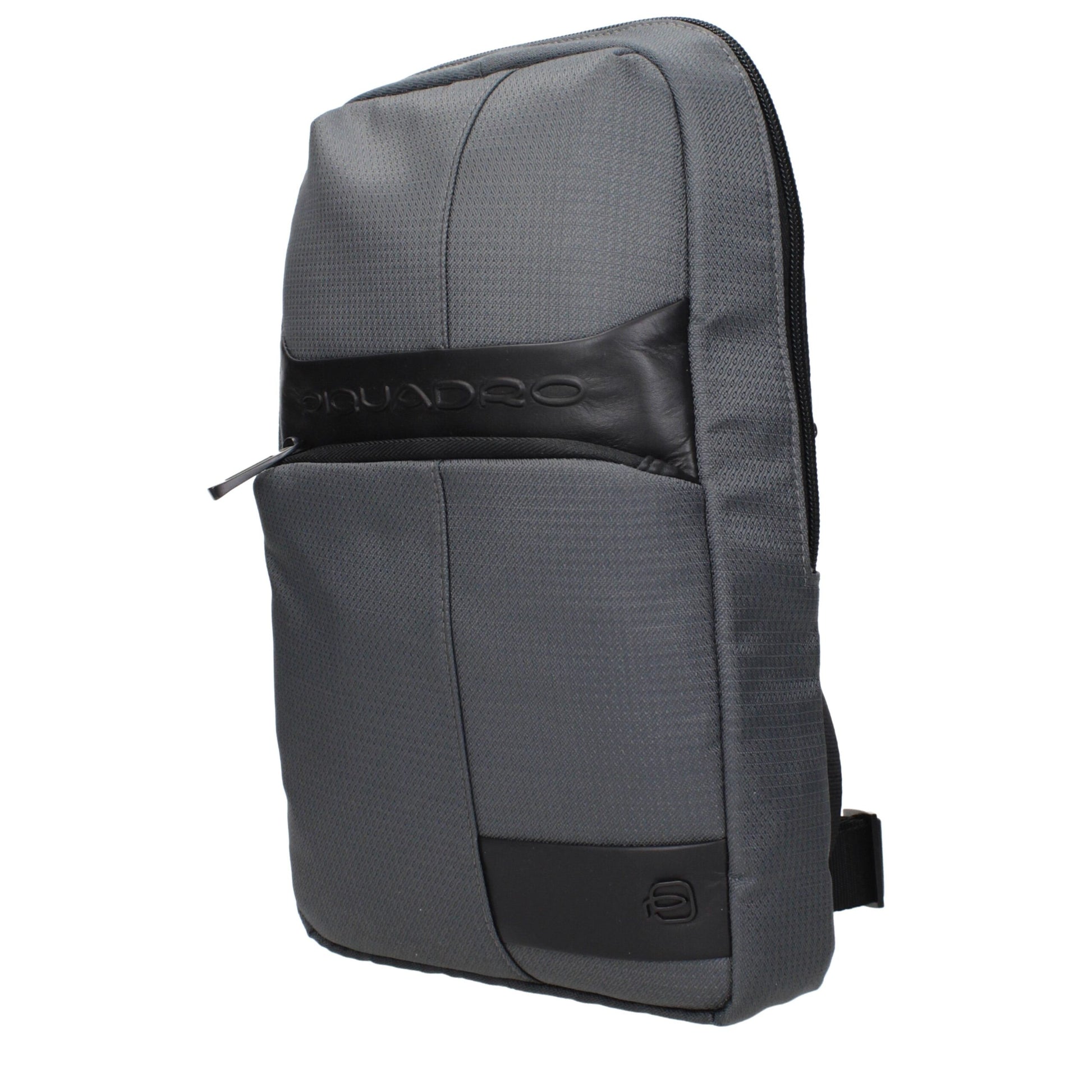 Crossbody Handbag by Piquadro for unisex in fabric gray features an multi-faceted design with a secure , ample , and versatile crossbody-strap & adjustable-strap for a multi-faceted finish.