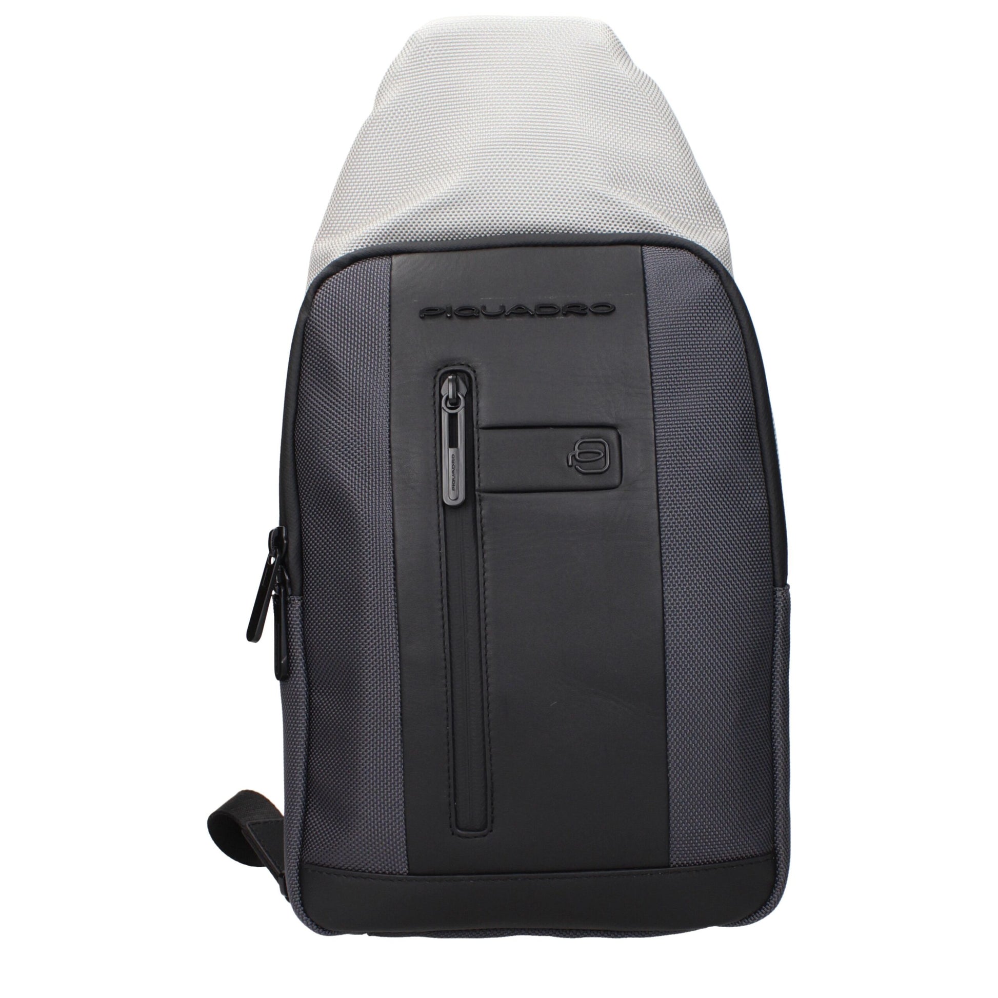 Backpack by Piquadro for men in fabric gray features a architectural Fabric Backpack design with a secure , ample , and versatile backpack-strap & adjustable-strap for a architectural finish.