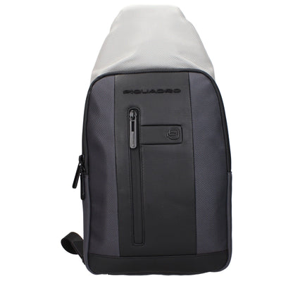 Backpack by Piquadro for men in fabric gray features a architectural Fabric Backpack design with a secure , ample , and versatile backpack-strap & adjustable-strap for a architectural finish.