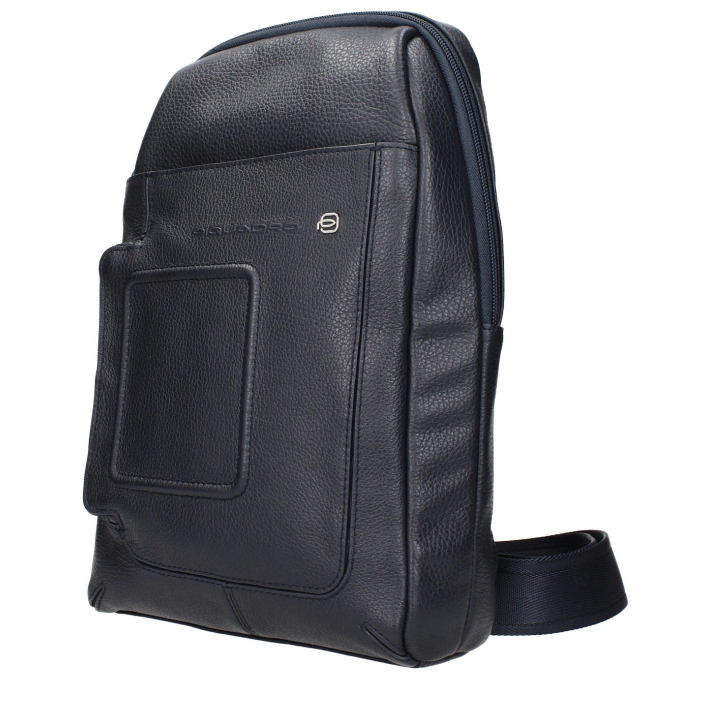 Piquadro Leather Crossbody Handbag - Blue