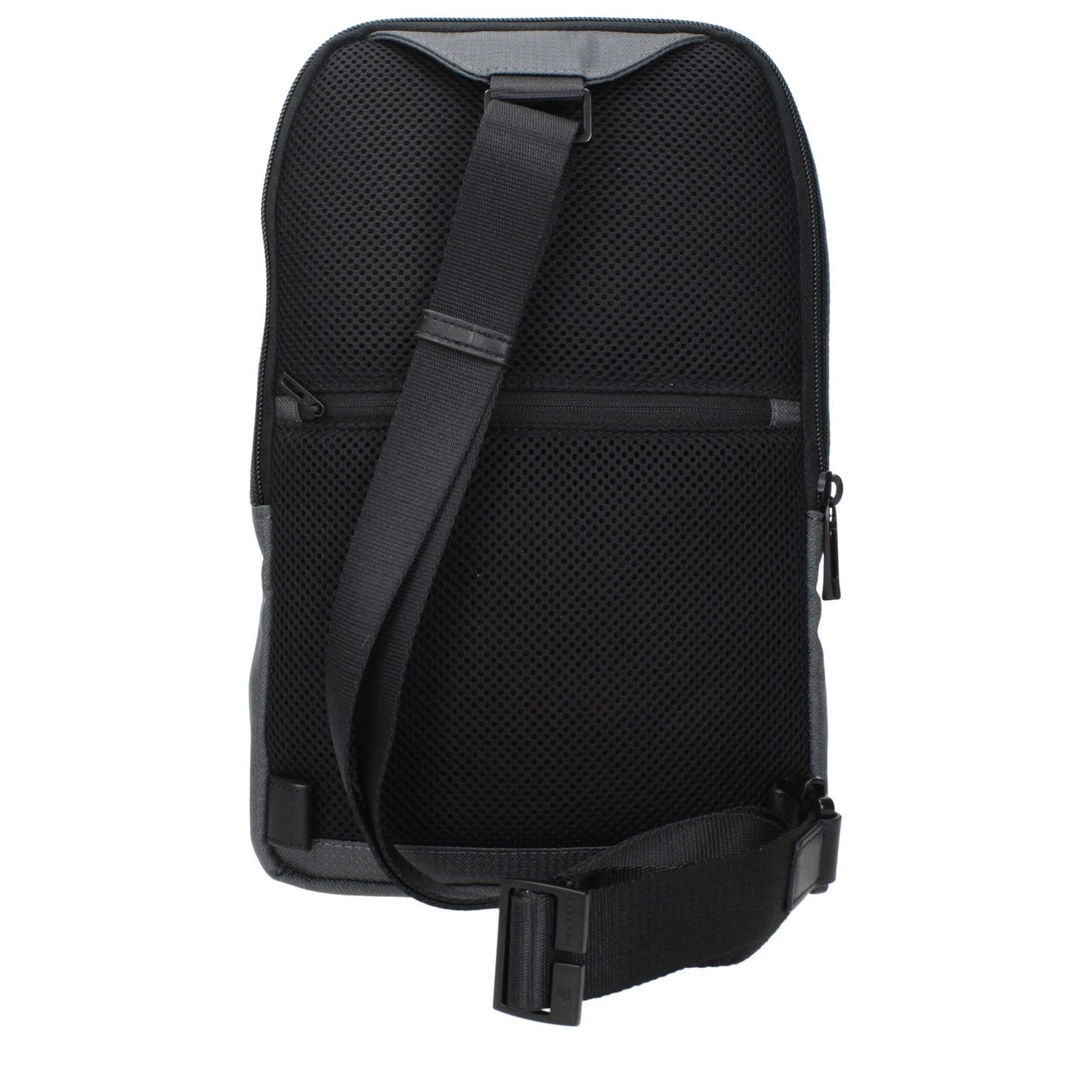 Crossbody Handbag by Piquadro for unisex in fabric gray features a transformative elegance silhouette, showcasing a secure , organized , and versatile crossbody-strap & adjustable-strap for a transformative elegance look.