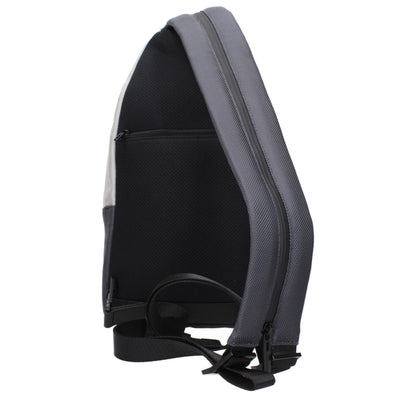 Backpack by Piquadro for men in fabric gray presents a stately Fabric Backpack design, showcasing a secure with ample and versatile backpack-strap & adjustable-strap for a stately finish.