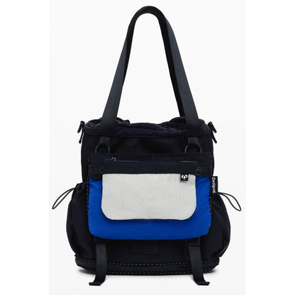 Shoulder Backpack Handbag by Desigual for women in polyester black features a ornamental silhouette, showcasing a secure , ample , and ornamental shoulder-strap, backpack-strap & adjustable-strap for a sophisticated look.