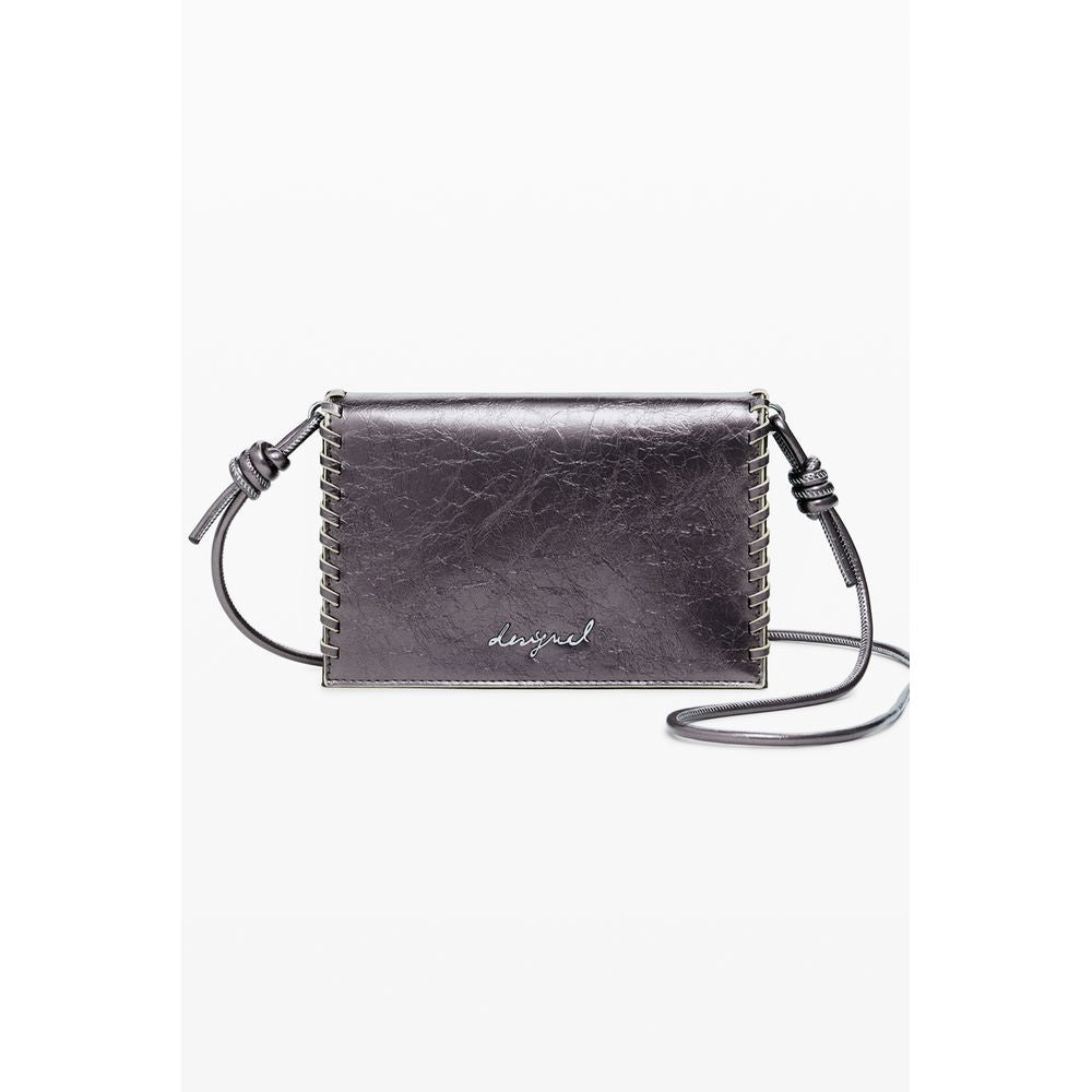 Wallet by Desigual for women in faux leather bronze presents a architectural silhouette from the Faux Leather Wallet collection, showcasing architectural coin-purse for a architectural finish.