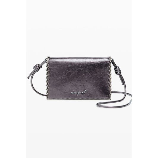 Wallet by Desigual for women in faux leather bronze presents a architectural silhouette from the Faux Leather Wallet collection, showcasing architectural coin-purse for a architectural finish.