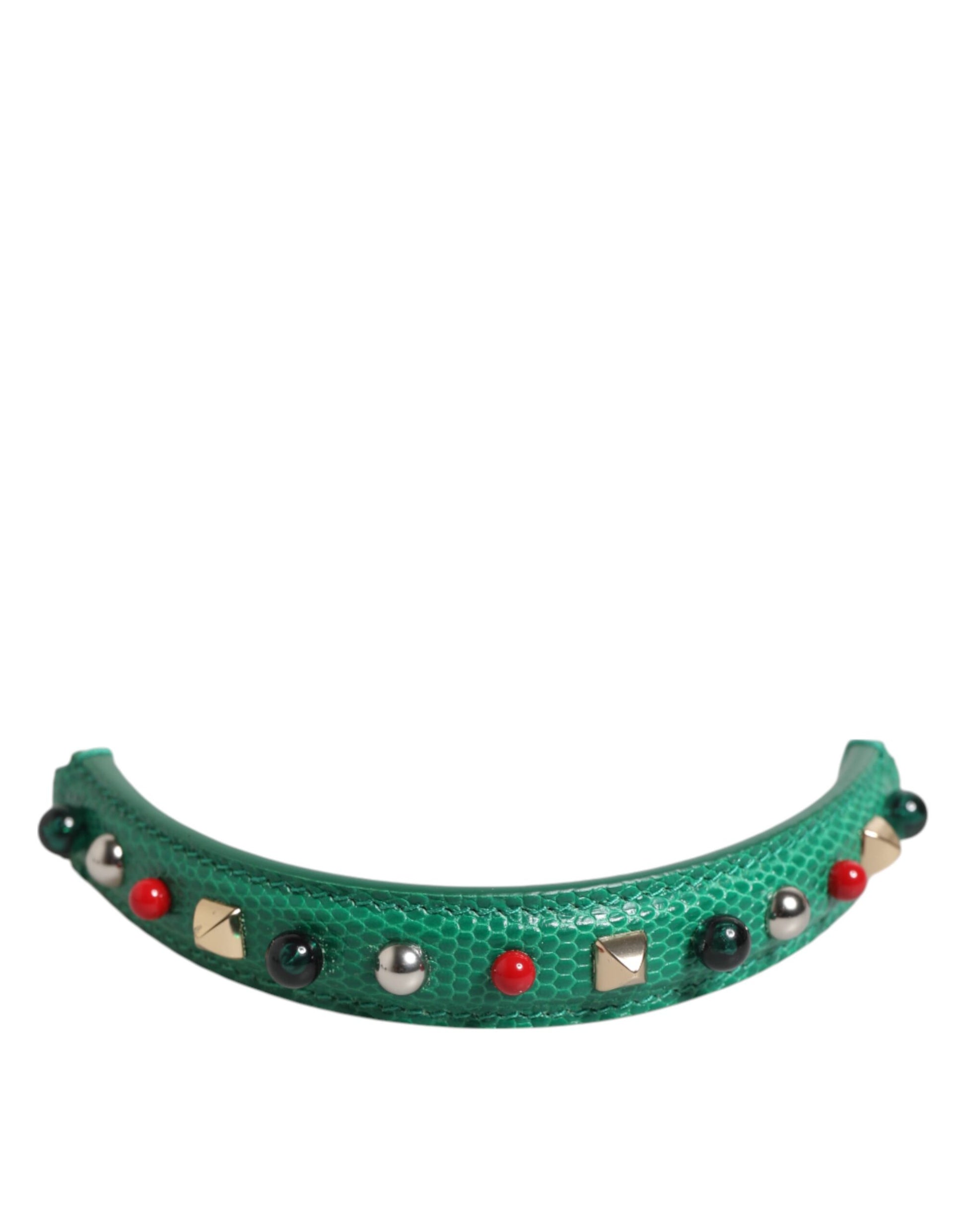 Shoulder Strap from Dolce & Gabbana for women in calf leather green features an on trend design from the Calf Leather Shoulder Strap collection, highlighting a premium look.