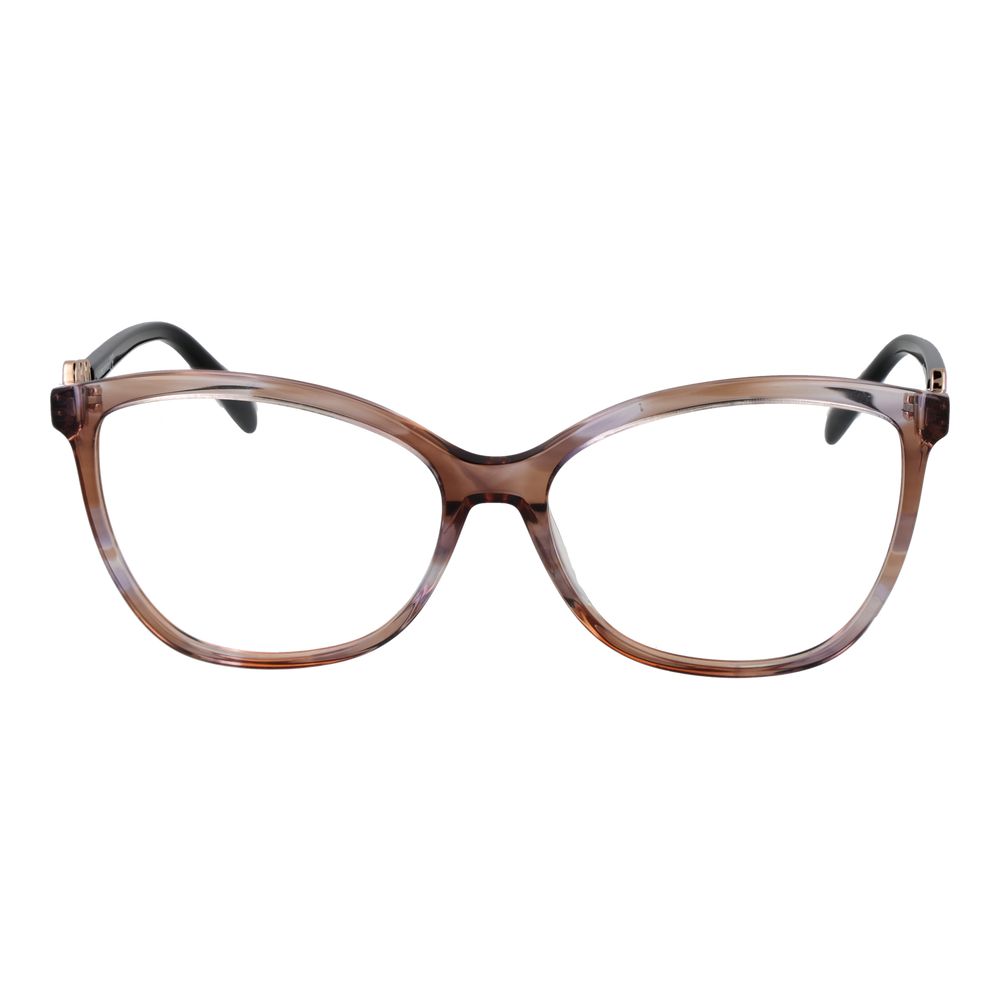 Eyeglasses Frames by Emilio Pucci for women in and brown showcases a refined silhouette, detailed with a brown coloured frame finish and a sophisticated full-frame frame design.