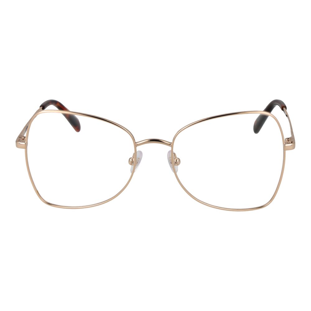 Eyeglasses Frames by Emilio Pucci for women in and gold showcases a refined silhouette, detailed with a gold coloured frame finish and a sophisticated full-frame frame design.