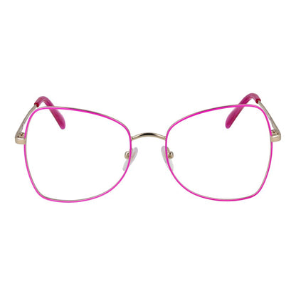 Emilio Pucci Women's Butterfly Full-Rim Metal Eyeglasses Frames - Purple
