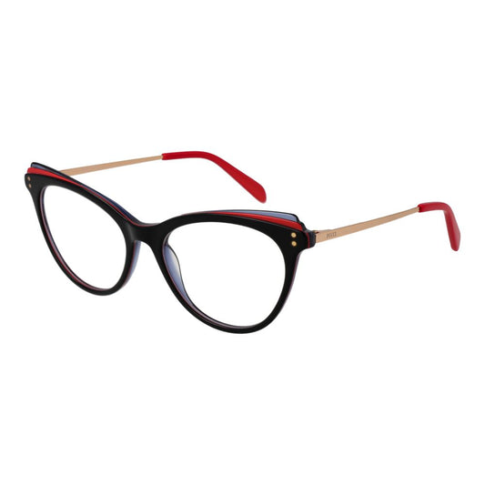 Eyeglasses Frames by Emilio Pucci for women in and black showcases a refined silhouette, detailed with a black coloured frame finish and a sophisticated full-frame frame design.