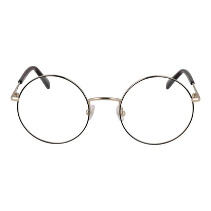 Eyeglasses Frames by Emilio Pucci for women in metal black features an refined silhouette, showcasing the refined black coloured frame and sophisticated full-frame frame design.
