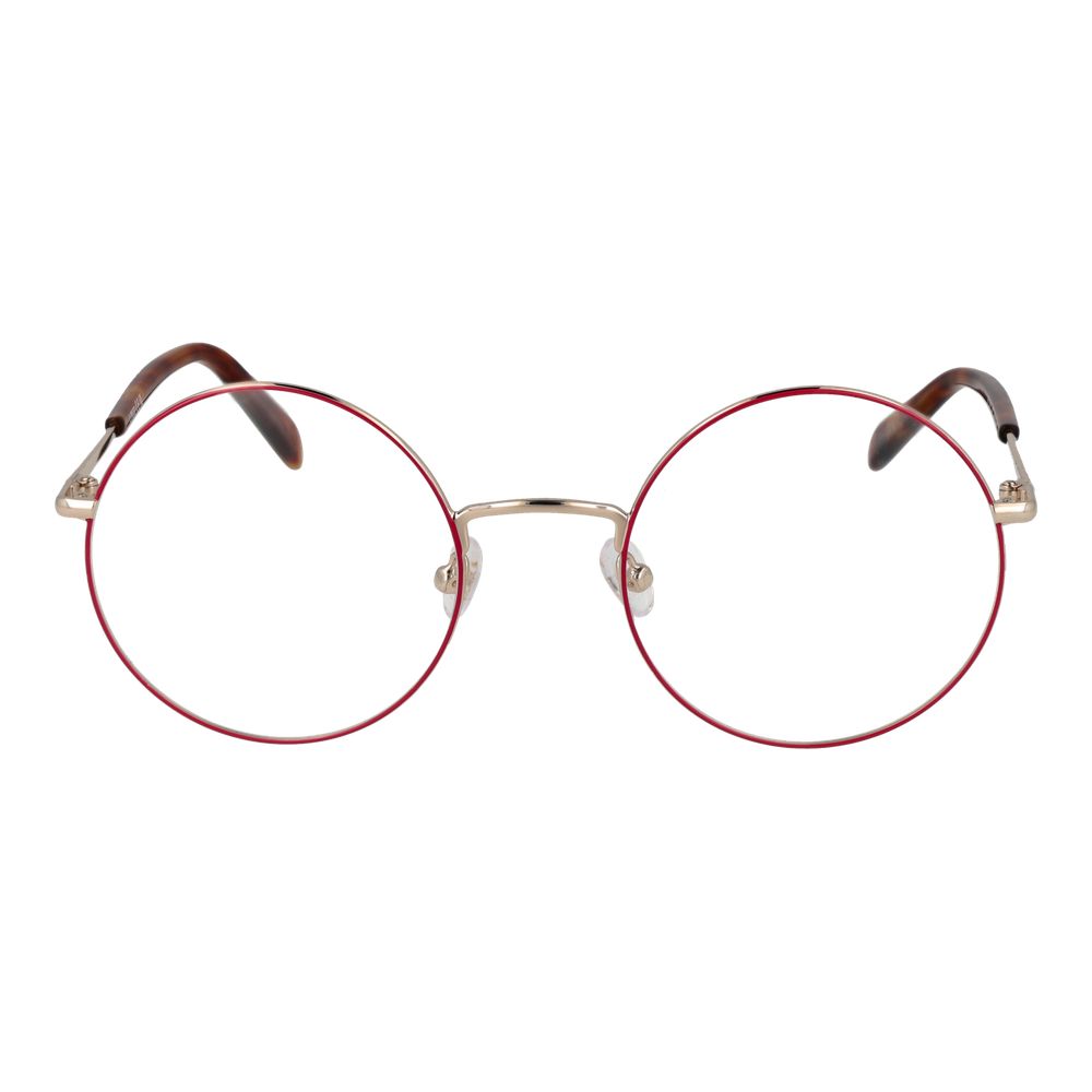Eyeglasses Frames by Emilio Pucci for women in metal purple features an refined silhouette, showcasing the refined purple coloured frame and sophisticated full-frame frame design.