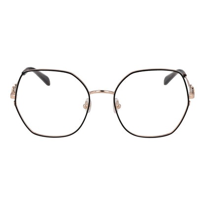 Eyeglasses Frames by Emilio Pucci for women in metal black features an refined silhouette, showcasing a sophisticated black coloured frame and refined full-frame frame design for a refined look.