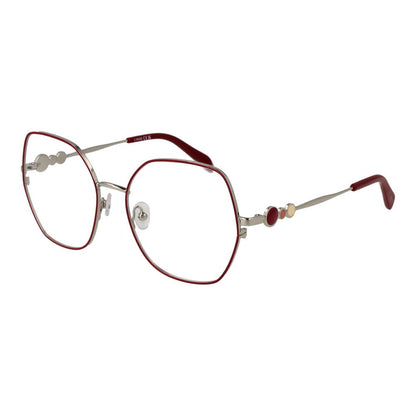 Eyeglasses Frames by Emilio Pucci for women in metal red features a refined silhouette, showcasing a refined red coloured frame and full-frame frame design for a sophisticated, premium look.