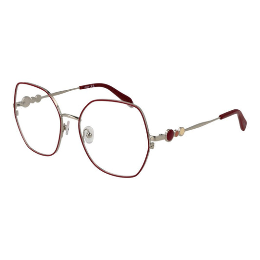 Eyeglasses Frames by Emilio Pucci for women in metal red features a refined silhouette, showcasing a refined red coloured frame and full-frame frame design for a sophisticated, premium look.