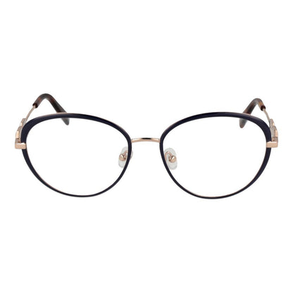 Eyeglasses Frames by Emilio Pucci for women in metal and blue showcases an refined full-frame frame design featuring a sophisticated blue coloured frame for an refined and refined aesthetic.