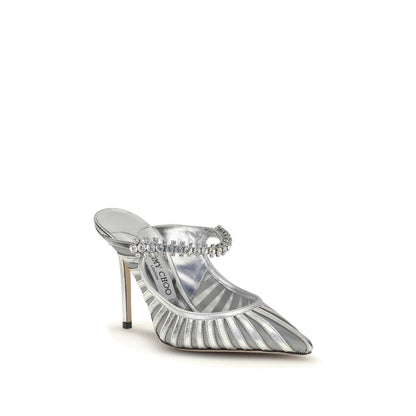 High-Heel Pumps Heels by Jimmy Choo for women in leather & crystal silver features a effortless chic silhouette, showcasing the Women's Leather & Crystal High-Heel Pumps Heels design with a effortless chic high-heel and for a effortless chic finish.