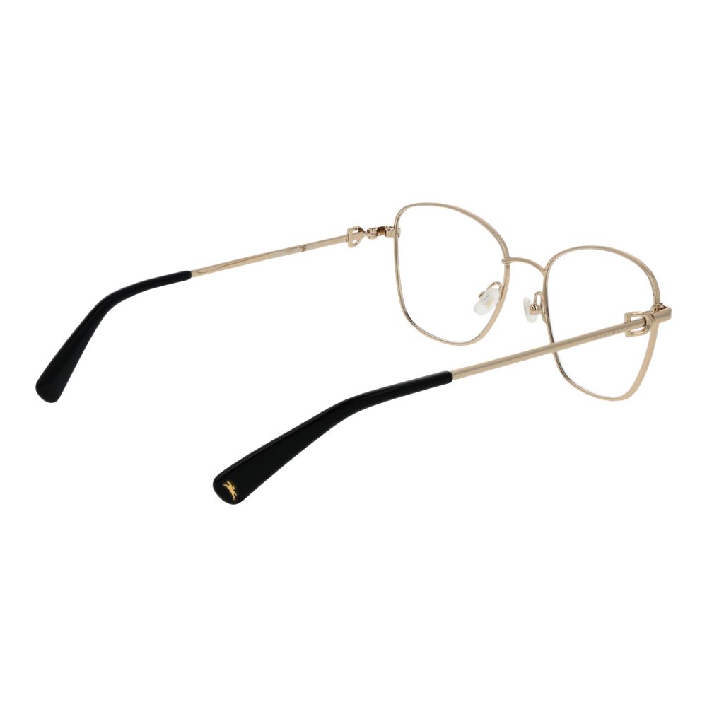 Eyeglasses Frames by Longchamp for women in metal black features an refined silhouette, showcasing the refined black coloured frame and sophisticated full-frame frame design.