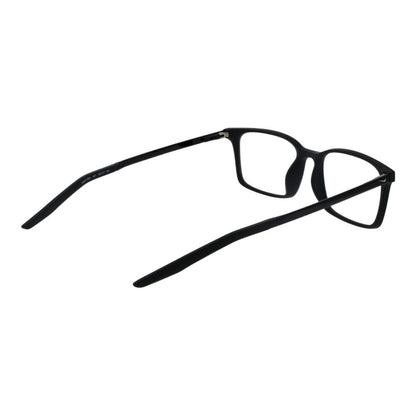 Eyeglasses Frames by Nike for unisex in plastic black features an refined silhouette, showcasing the refined black coloured frame and sophisticated full-frame frame design.