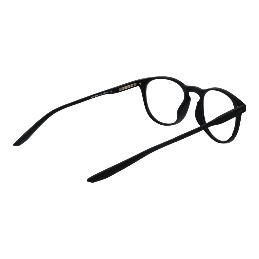Eyeglasses Frames by Nike for unisex in metal and black showcases a refined silhouette, detailed with a black coloured frame finish and a sophisticated full-frame frame design.