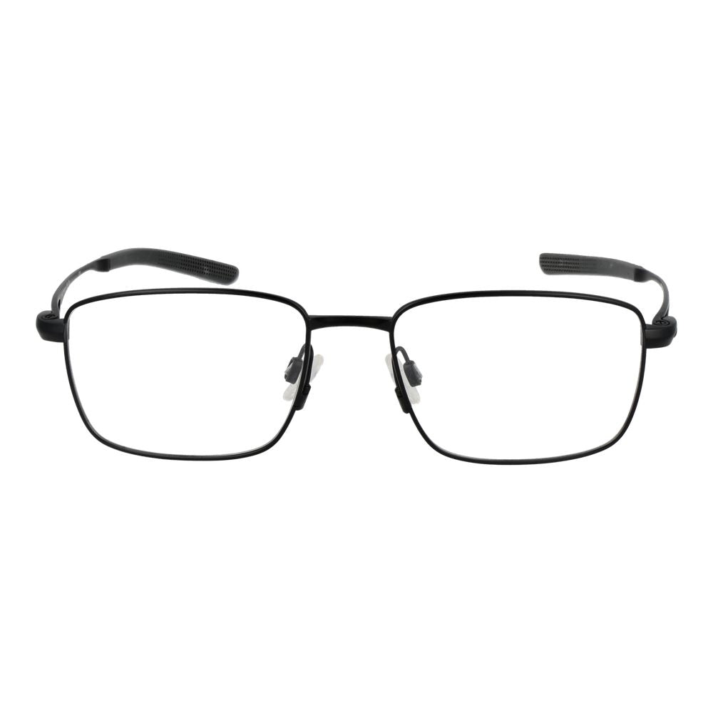 Eyeglasses Frames by Nike for men in titanium black features an refined silhouette, showcasing the refined black coloured frame and sophisticated full-frame frame design.