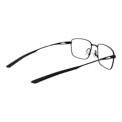 Eyeglasses Frames by Nike for men in titanium black features an refined silhouette, showcasing a sophisticated black coloured frame and refined full-frame frame design for a refined look.