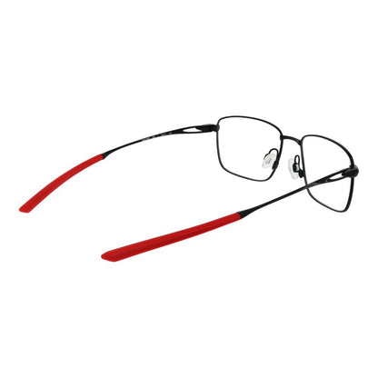 Eyeglasses Frames by Nike for men in titanium black features a refined silhouette, showcasing a refined black coloured frame and full-frame frame design for a sophisticated, premium look.
