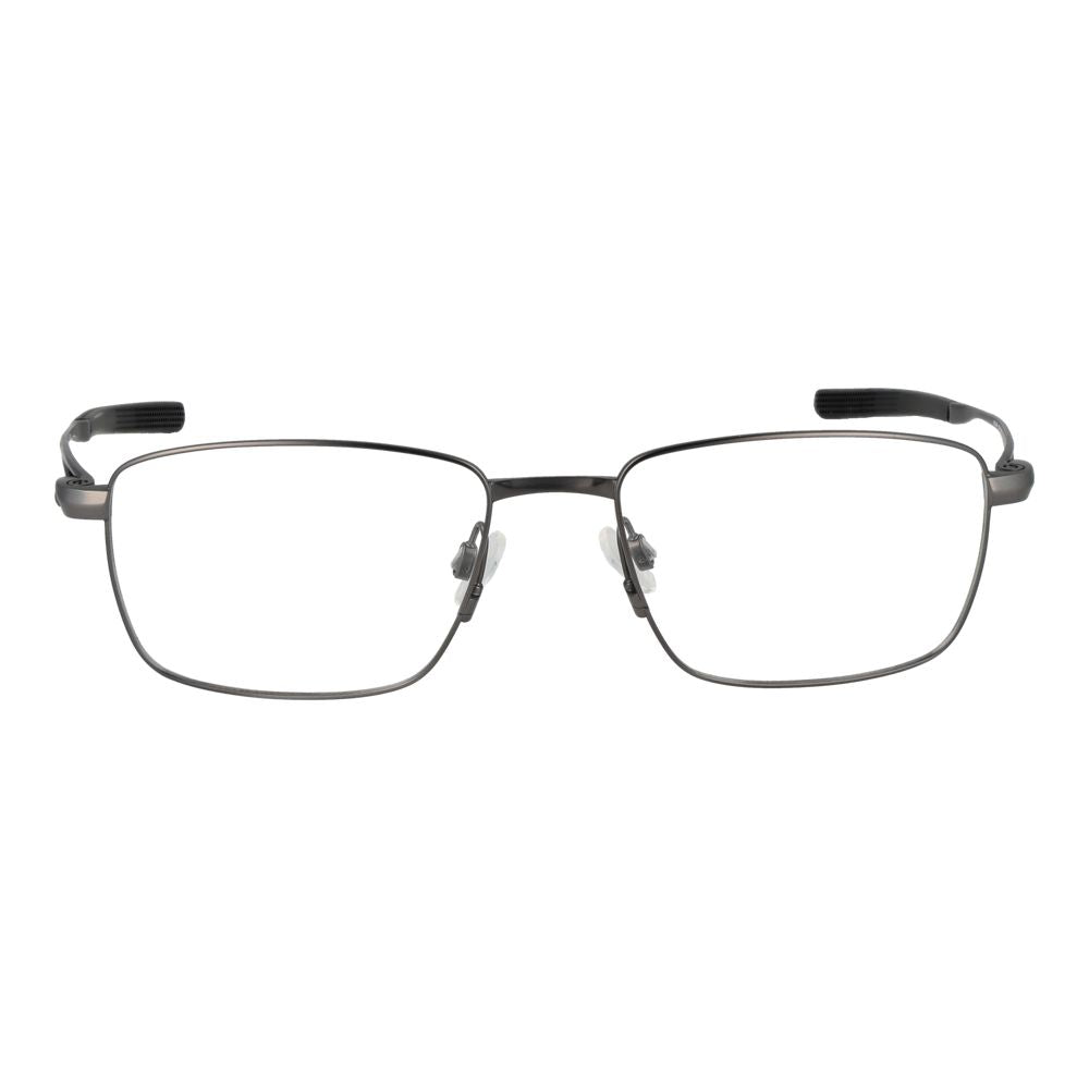 Nike Men's Rectangle Full-Rim Titanium Eyeglasses Frames - Black