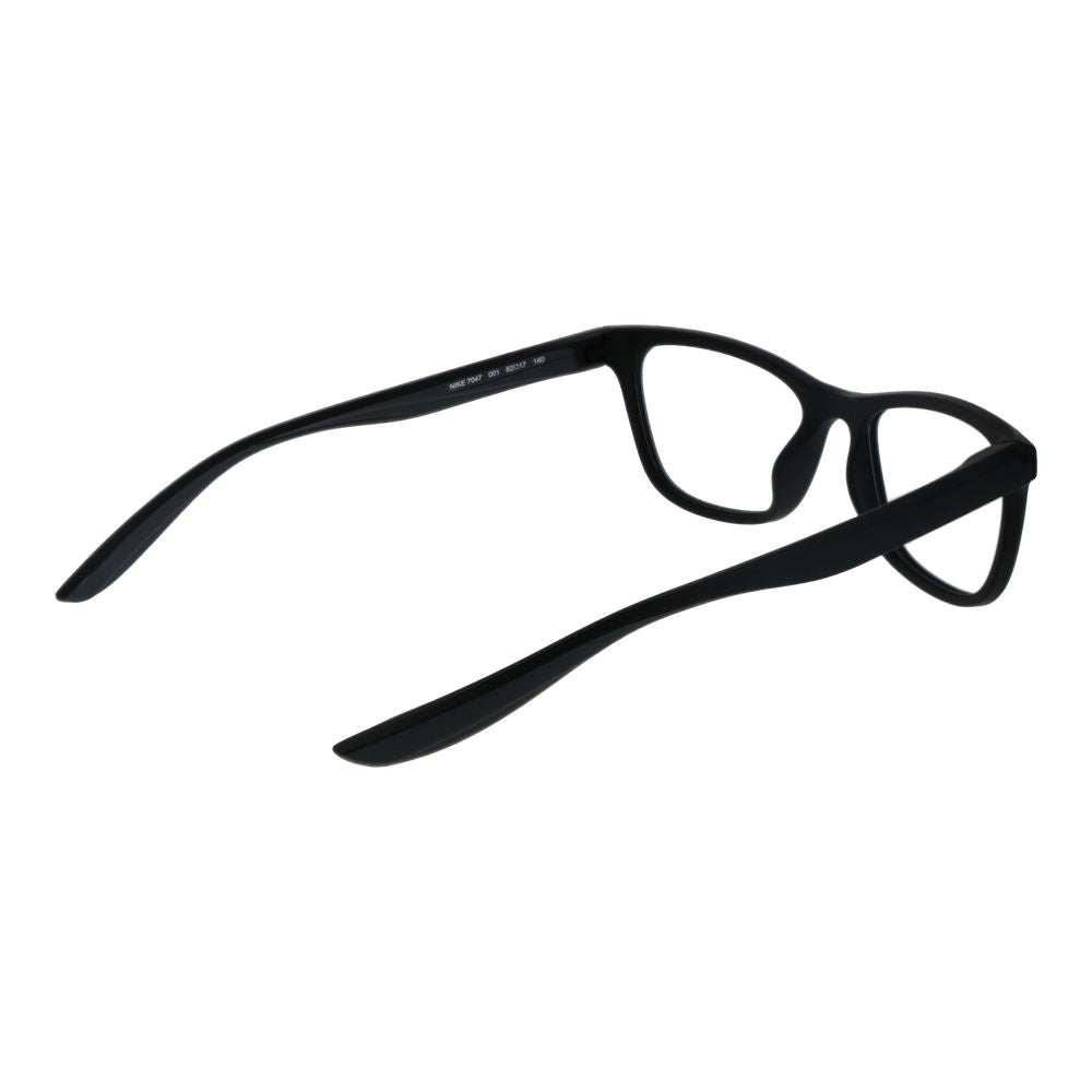 Eyeglasses Frames by Nike for women in stainless steel black showcases a refined full-frame frame design with a refined black coloured frame finish for a refined and sophisticated look.