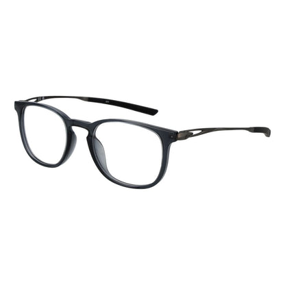 Eyeglasses Frames by Nike for unisex in titanium and gray showcases an refined full-frame frame design featuring a sophisticated gray coloured frame for an refined and refined aesthetic.