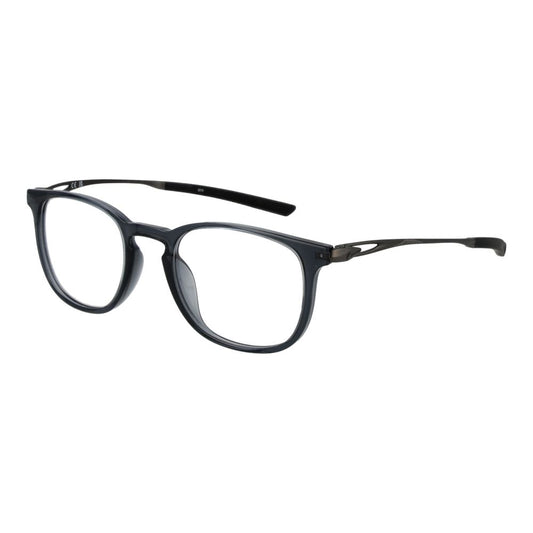 Eyeglasses Frames by Nike for unisex in titanium and gray showcases an refined full-frame frame design featuring a sophisticated gray coloured frame for an refined and refined aesthetic.