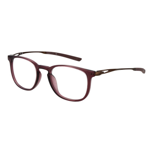 Eyeglasses Frames by Nike for unisex in titanium and brown showcases a refined silhouette, detailed with a rose coloured frame finish and a sophisticated full-frame frame design.