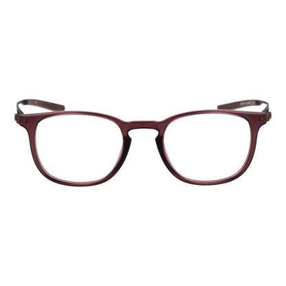 Eyeglasses Frames by Nike for unisex in titanium brown features an refined silhouette, showcasing a sophisticated rose coloured frame and refined full-frame frame design for a refined look.