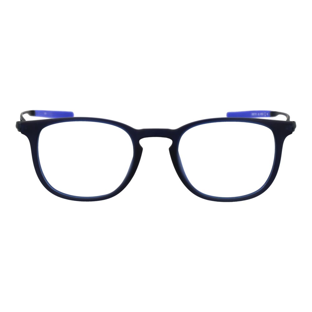 Eyeglasses Frames by Nike for unisex in titanium blue features a refined silhouette, showcasing a refined blue coloured frame and full-frame frame design for a sophisticated, premium look.