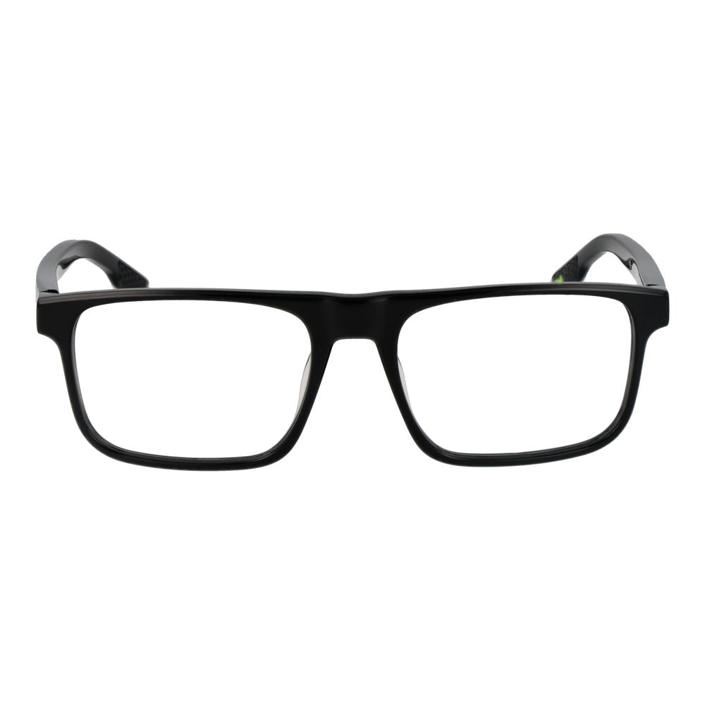 Eyeglasses Frames by Nike for men in acetate black features an refined silhouette, showcasing the refined black coloured frame and sophisticated full-frame frame design.