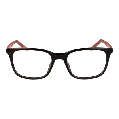 Eyeglasses Frames by Nike for women in stainless steel and green showcases an refined full-frame frame design featuring a sophisticated brown coloured frame for an refined and refined aesthetic.