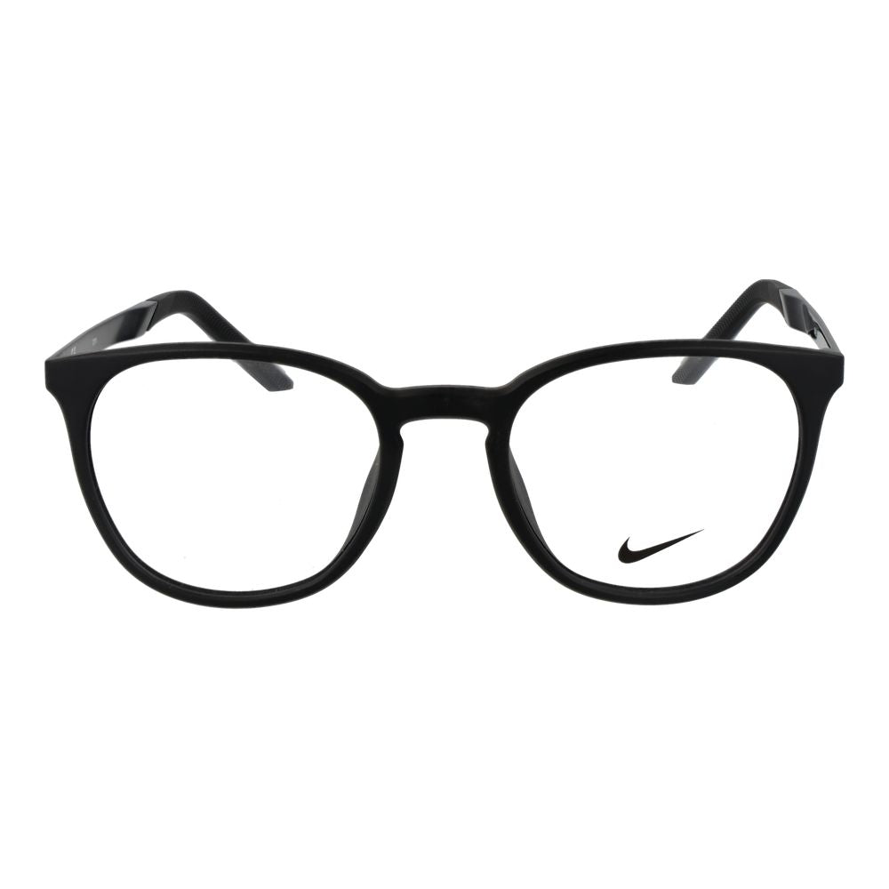 Eyeglasses Frames by Nike for unisex in metal black features a refined silhouette, showcasing a refined and full-frame frame design for a sophisticated, premium look.
