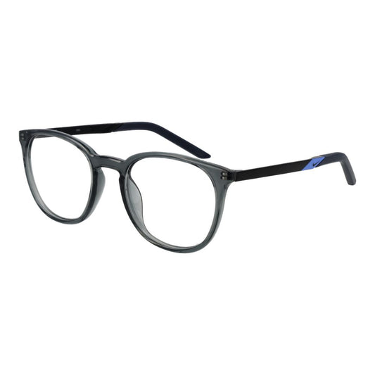 Eyeglasses Frames by Nike for unisex in metal and gray showcases an refined full-frame frame design featuring a sophisticated gray coloured frame for an refined and refined aesthetic.