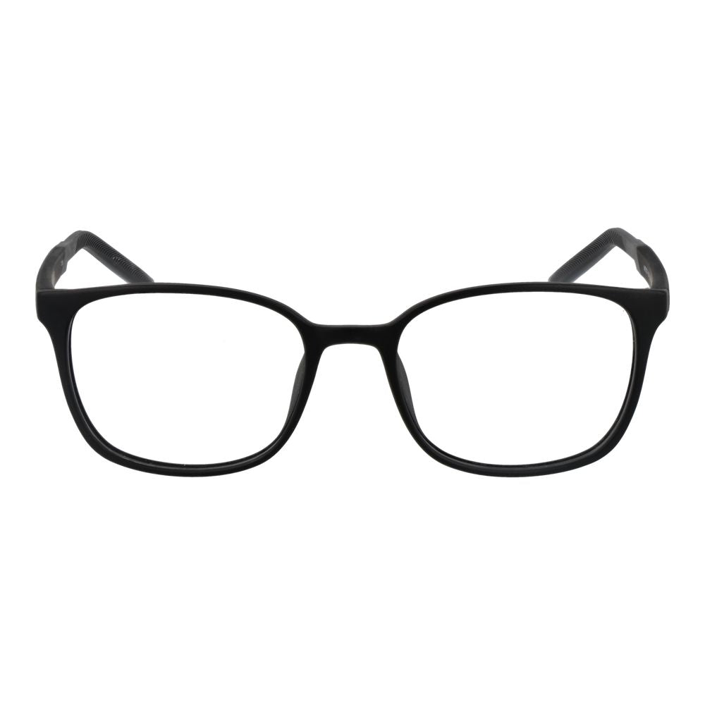 Eyeglasses Frames by Nike for unisex in stainless steel black showcases a reflective silhouette, artfully incorporating a sophisticated black coloured frame with a distinct full-frame frame design.