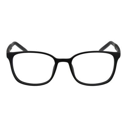 Eyeglasses Frames by Nike for unisex in stainless steel black showcases a reflective silhouette, artfully incorporating a sophisticated black coloured frame with a distinct full-frame frame design.